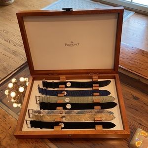 Pequignet watch bands And wood case